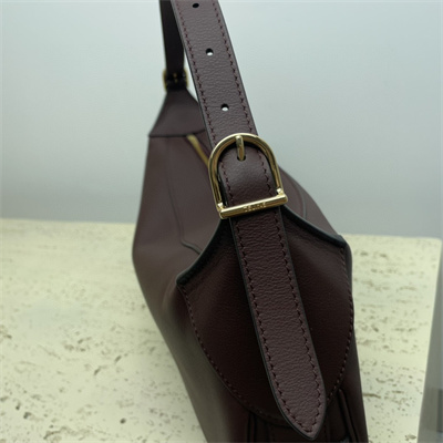 ce**e medium romy in S*pple calfskin burgundy