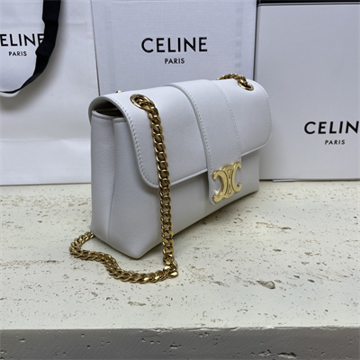 ce**e teen victoire bag in S*pple calfskin white