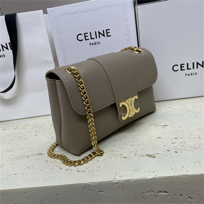 ce**e teen victoire bag in S*pple calfskin light brown