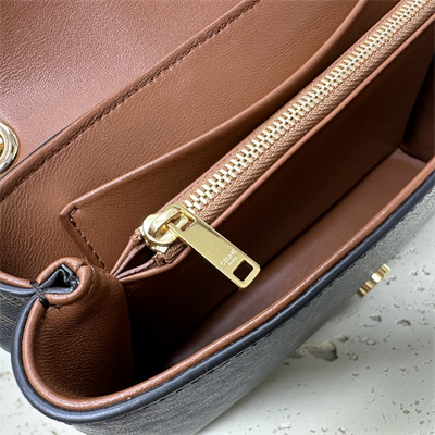 Ce**e teen victoire bag in triomphe canvas tan