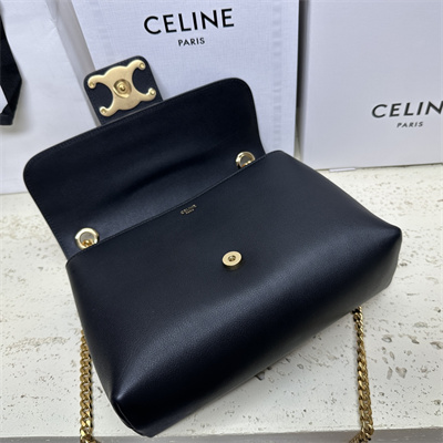 ce**e medium victoire bag in S*pple calfskin black/gold