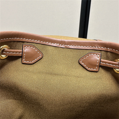 Ce**e mini backpack folco in triomphe canvas and calfskin white