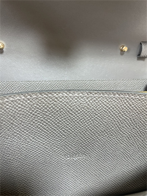 Constance To Go Wallet Epsom Leather Gold Tone Metal In Etain Color HS