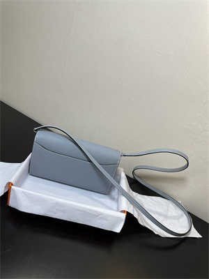 Constance To Go Wallet Epsom Leather Silver Tone Metal In Bleu Lin Color HS