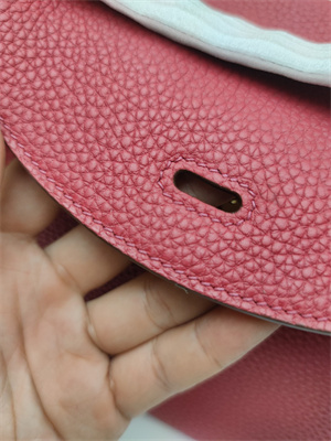 Lindy Bag Taurillon Clemence Leather 26/30CM Gold/Silver Tone Metal In Burgundy Color HS