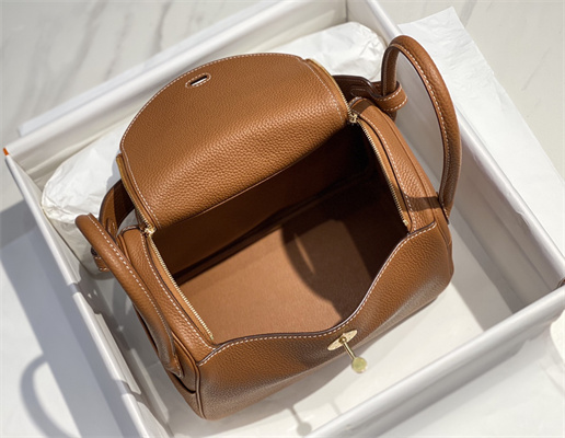 Lindy Bag Calfskin Leather 26/30CM Gold/Silver Tone Metal In Gold Color