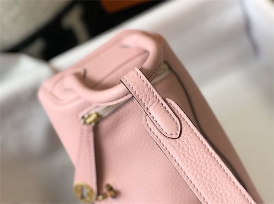Lindy Mini Bag Calfskin Leather Gold/Silver Tone Metal In Rose Confetti Color