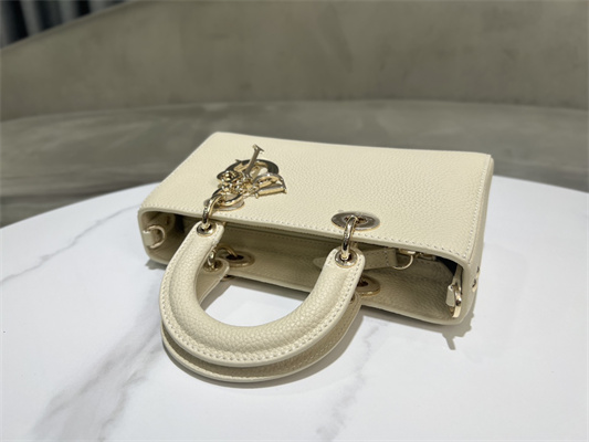 cd lady d-sire small my abcD*or bag bull leather latte