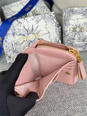 cd caro scarlet wallet S*pple cannage lambskin pink s5032