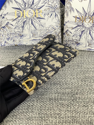 cd saddle card holder blue D*or oblique jacquard s5610