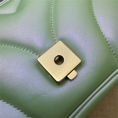 G*u*i gg marmont medium shoulder bag lt green iridescent 443497
