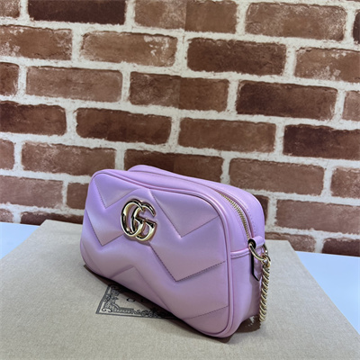 G*u*i gg marmont small shoulder bag pink iridescent 447632