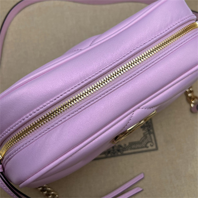 G*u*i gg marmont small shoulder bag pink iridescent 447632