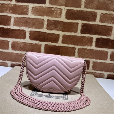 G*u*i gg marmont matelass?? chain mini bag light pink 746431
