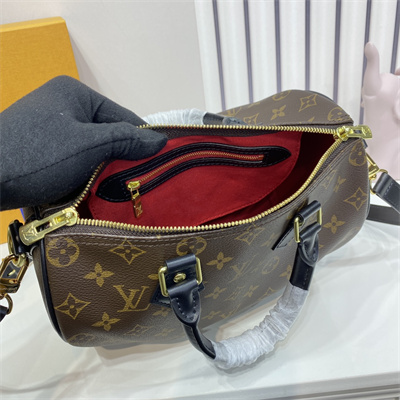 L.V Speedy Bandoulière 25 Monogram Canvas Black Strap M41113