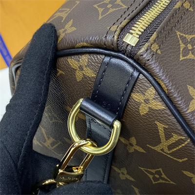 L.V Speedy Bandoulière 30 Monogram Canvas Black Strap M41112
