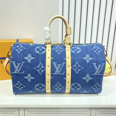 L.V Keepall Bandoulière 45 Monogram Denim M24315