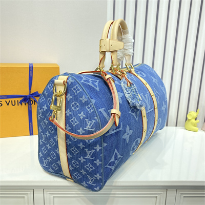 L.V Keepall Bandoulière 45 Monogram Denim M24315