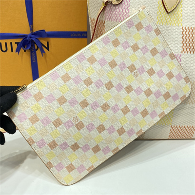 L.V Neverfull MM Bag Damier Giant Coated Canvas N40668