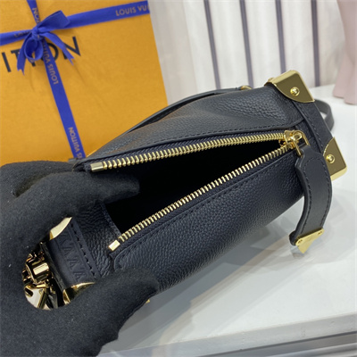LV Side Trunk PM Bag Grained Calfskin Black M23817