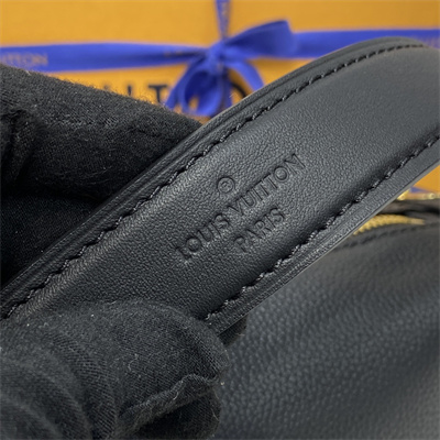 LV Side Trunk PM Bag Grained Calfskin Black M23817