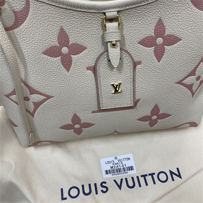 L.V CARRYALL PM Monogram Empreinte Leather Latte/Chamallow M24141