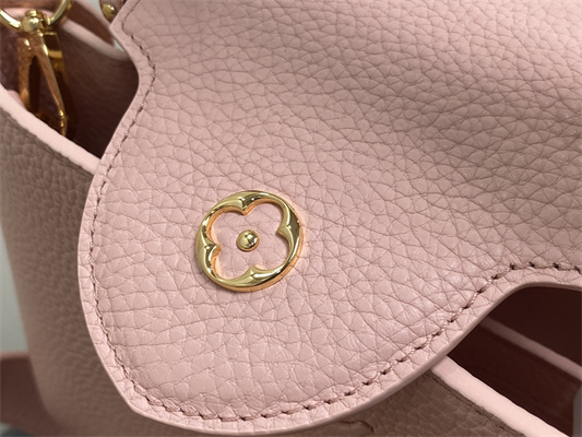 L.V Capucines BB Bag Taurillon Leather Rose Pink M23792