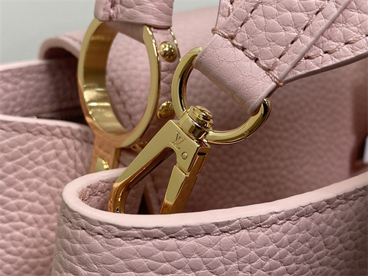 L.V Capucines BB Bag Taurillon Leather Rose Pink M23792