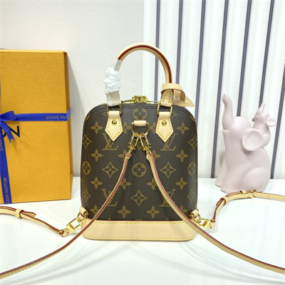 L.V Alma Backpack Monogram Coated Canvas M47132