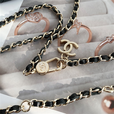 Ch*el belt bag with chain grained calfskin gold tone metal black color a81081