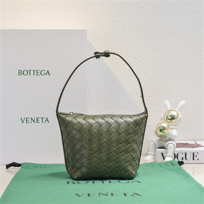 BV Candy Wallace Bag Calfskin Kaki