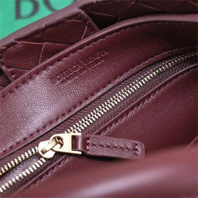 BV Small Andiamo Top handle bag Lambskin Leather Barolo
