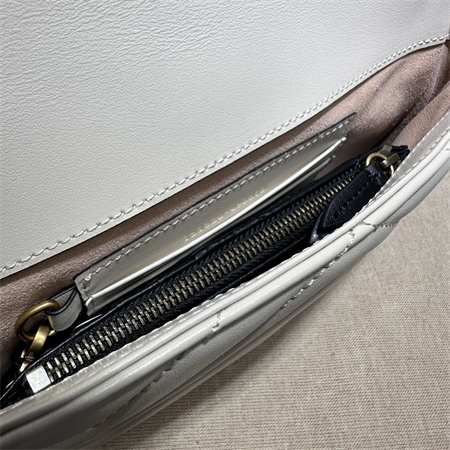 G*u*i gg marmont mini bag with card case white/black 751526