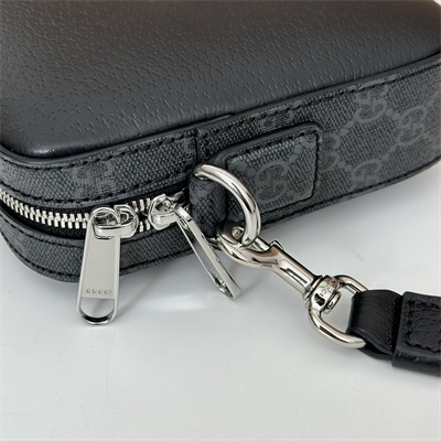 Gu.cci Small GG Crossbody Bag With Tag Black 795465