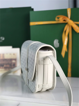 belvedere pm bag Go*ardine canvas & decize taurillon leather white