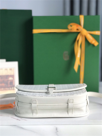 belvedere pm bag Go*ardine canvas & decize taurillon leather white