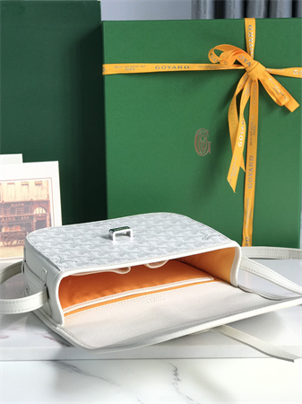 belvedere pm bag Go*ardine canvas & decize taurillon leather white