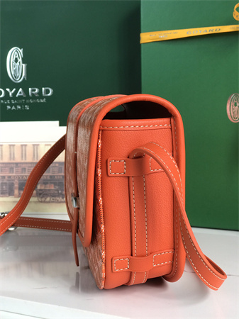 belvedere pm bag Go*ardine canvas & decize taurillon leather orange