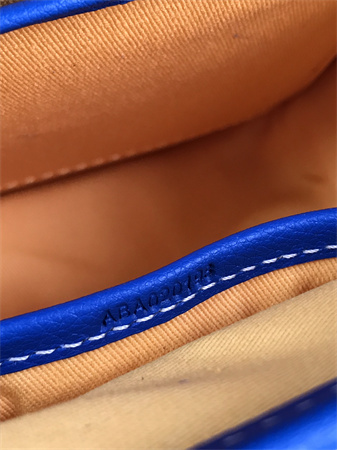 belvedere pm bag Go*ardine canvas & decize taurillon leather sky blue