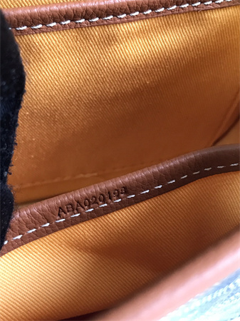 belvedere pm bag Go*ardine canvas & decize taurillon leather black-tan