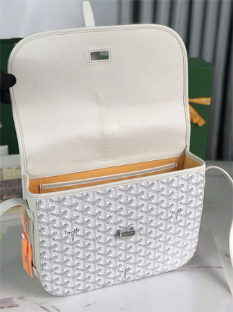 belvedere mm bag Go*ardine canvas & decize taurillon leather white