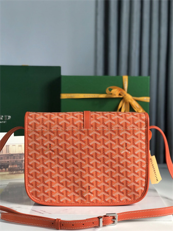 belvedere mm bag Go*ardine canvas & decize taurillon leather orange