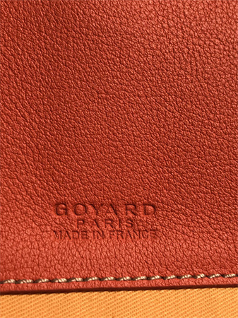 belvedere mm bag Go*ardine canvas & decize taurillon leather orange