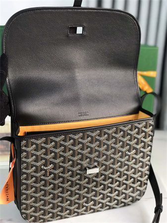 belvedere mm bag Go*ardine canvas & decize taurillon leather black