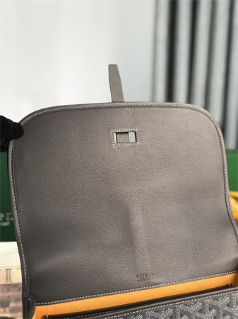 belvedere mm bag Go*ardine canvas & decize taurillon leather grey
