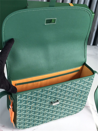 belvedere mm bag Go*ardine canvas & decize taurillon leather green
