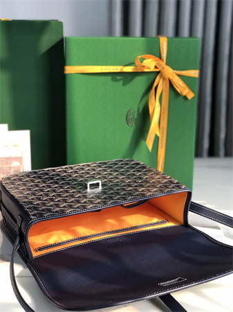 belvedere mm bag Go*ardine canvas & decize taurillon leather navy blue