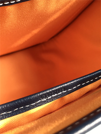 belvedere mm bag Go*ardine canvas & decize taurillon leather navy blue