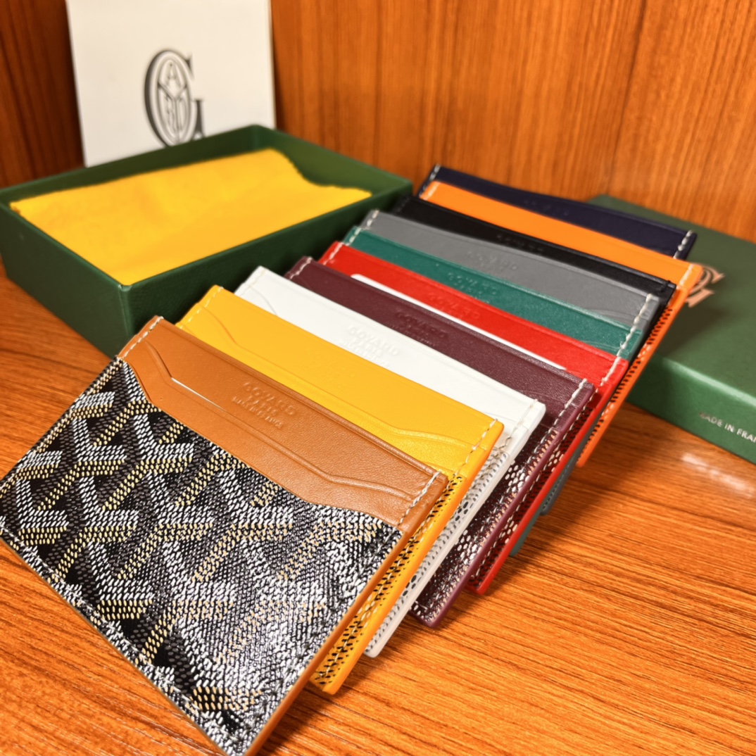 saint-sulpice card wallet Go*ardine canvas & vauzelles leather ten colors