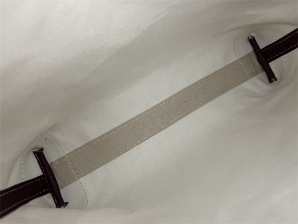 conti pouch Go*ardine canvas&chevroches calfskin burgundy